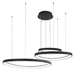 Azzardo AZ5027 - LED Lustr na lanku AMANDA LED/150W/230V černá