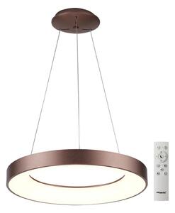 Azzardo AZ5011 - LED Stmívatelný lustr na lanku SANTANA LED/80W/230V hnědá + DO