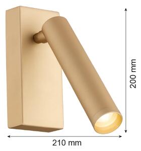 Argon 8326 - LED Nástěnné bodové svítidlo RIO LED/4,2W/230V 3000K zlatá