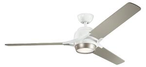 Kichler KLF-ZEUS-60-WHT-LED Stmívatelný stropní ventilátor ZEUS LED/10W/230V +DO