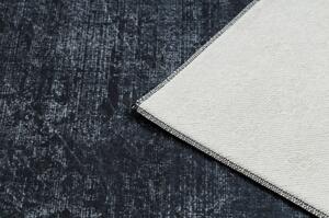Makro Abra Kusový koberec vhodný k praní ANDRE 1486 Moderní pogumovaný černý bílý Rozměr: 80x150 cm