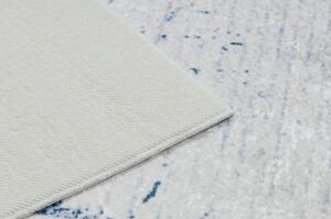 Makro Abra Kusový koberec vhodný k praní ANDRE 1213 Mramor protiskluzový bílý modrý Rozměr: 160x220 cm