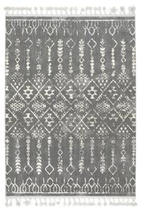 Makro Abra Kusový koberec Karof 2619A 43 Třásně šedý krémový Rozměr: 120x170 cm