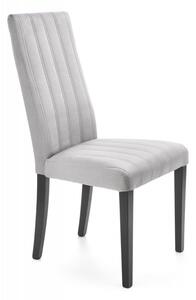 Jídelní židle DIEGO 2 – masiv, látka, více barev Černá / světle šedá