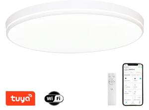 Stropní LED svítidlo Areas 24W, 2700-6500K, 1680lm, Ø400, bílá + dálkové ovládání