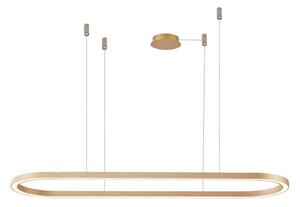 Azzardo AZ5058 - LED Stmívatelný lustr na lanku ELENA LED/60W/230V 150 cm zlatá