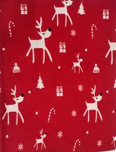 EmaHome Fleecová deka Merry Christmas 150 x 200 cm / sobi