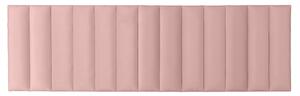 Čalouněný nástěnný panel FRAME KRONOS 15x60 cm Barva: Světle růžová