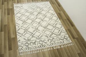 Makro Abra Kusový koberec Karof 2588A 31 Třásně šedý hnědý Rozměr: 120x170 cm