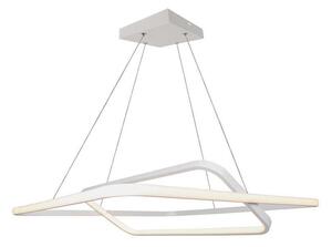LED Solution Bílé závěsné LED svítidlo designové 60cm 48W stmívatelné Barva světla: Denní bílá 14989