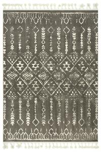 Makro Abra Kusový koberec Karof 2619A 13 Třásně šedý hnědý Rozměr: 120x170 cm
