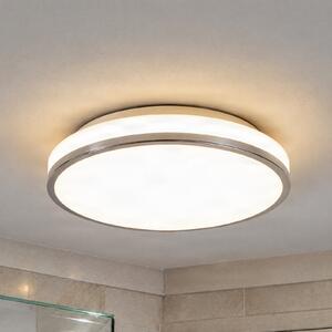 Stropní lampa Lindby, Lyss, Bílá, Koupelna, Sklo, Moderní