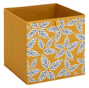 Úložný box Folia, 31x31x31 cm, žlutá