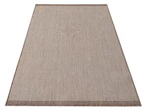 Makro Abra Kusový koberec sysalový oboustranný ZARA 14 hnědý Rozměr: 80x150 cm