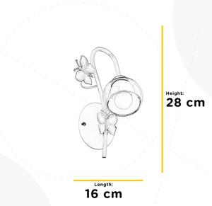 ONLI - Dětské nástěnné svítidlo BUTTERFLY 1xE14/6W/230V