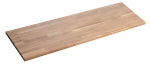 Deska pod umyvadlo z dubového dřeva v přírodní barvě 140x36 cm Woody – Sapho