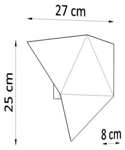 Sollux SL.0420 - Nástěnné svítidlo SOLIDO 2xG9/40W/230V bílá