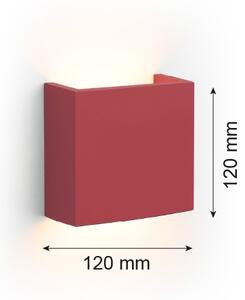 Argon 8361 - LED Nástěnné svítidlo GENT LED/3,6W/230V 3000K červená