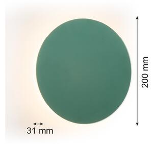 Argon 8324 - LED Nástěnné svítidlo OREGON PLUS LED/4,5W/230V 3000K 20 cm zelená