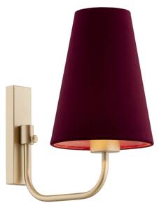 Argon 8313 - Nástěnná lampa SAFIANO 1xE27/15W/230V vínová