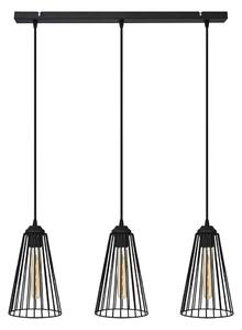 Lustr na lanku TORRI 3xE27/15W/230V černá