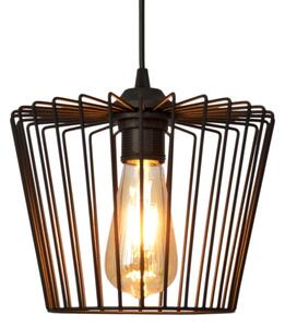 Lustr na lanku TORRI 3xE27/15W/230V černá