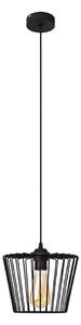 Lustr na lanku TORRI 1xE27/15W/230V pr. 23 cm černá