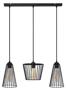 Lustr na lanku TORRI 3xE27/15W/230V černá