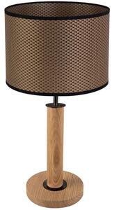 Spot-Light 7017400711551 - Stolní lampa BENITA 1xE27/60W/230V dub