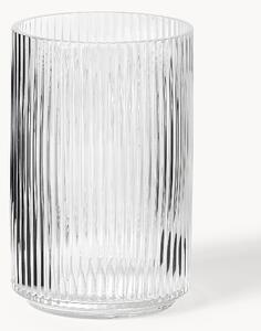 Ručně foukaná dekorativní váza's raženým vzorem Carlo, V 20 cm