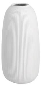 Keramická váza Aby Stripes White Tall 26 cm Storefactory Scandinavia