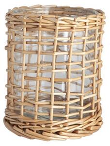 Lucerna Grusvik Glass Rattan 17 cm Storefactory Scandinavia