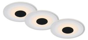 Briloner - SADA 3x LED Koupelnové podhledové svítidlo LED/6W/230V IP44 černá
