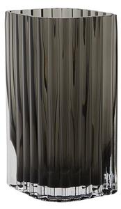 Skleněná váza Folium Black 20 cm AYTM
