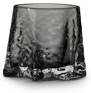Skleněný svícen Gry Smoke COOEE Design