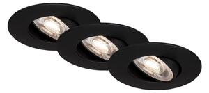 Briloner - SADA 3x LED Koupelnové podhledové svítidlo LED/4,9W/230V IP23