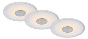 Briloner - SADA 3x LED Koupelnové podhledové svítidlo LED/6W/230V IP44 chrom
