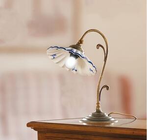 Keramická stolní lampa Fiori 2211.L - MODRÁ