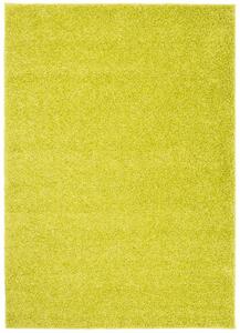 Makro Abra Kusový koberec shaggy TOKYO 6365A Jednobarevný světle zelený Rozměr: 140x200 cm