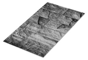 Breno Kusový koberec PARMA 9250 Black, Šedá, Černá, 80 x 150 cm