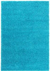 Makro Abra Kusový koberec shaggy TOKYO 6365A Jednobarevný modrý Rozměr: 140x200 cm