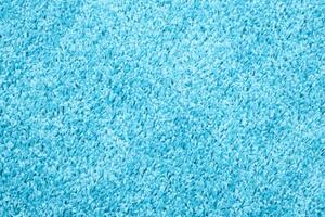 Makro Abra Kulatý koberec shaggy TOKYO 6365A Jednobarevný modrý Rozměr: průměr 120 cm