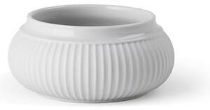 Svícen Curve Block Candle holder White 11 cm Lyngby Porcelaen