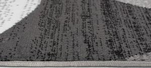 Makro Abra Kusový koberec moderní MAYA Z984B šedý červený Rozměr: 250x350 cm