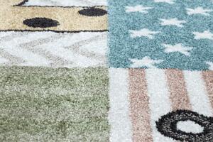 Makro Abra Dětský kusový koberec FUN Zvířátka vícebarevný Rozměr: 160x220 cm