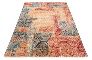 Makro Abra Kusový koberec MYSTIC 2884A hnědý modrý Rozměr: 120x180 cm