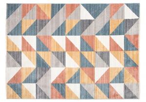 Makro Abra Kusový koberec MYSTIC 3332A Trojúhelníky geometrický vícebarevný Rozměr: 200x300 cm