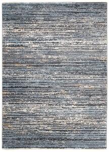Makro Abra Kusový koberec MYSTIC 3254A Proužky tmavě šedý zlatý Rozměr: 250x350 cm