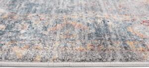 Makro Abra Kusový koberec MYSTIC 3087A Klasický světle šedý zlatý Rozměr: 70x140 cm