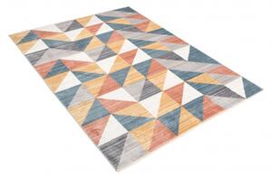 Makro Abra Kusový koberec MYSTIC 3332A Trojúhelníky geometrický vícebarevný Rozměr: 200x300 cm